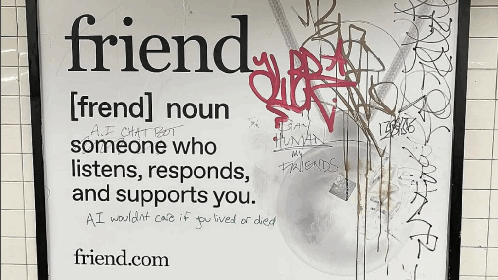 New York City Locals Revolt Against ‘Dystopian’ AI Company’s Chatbot by Vandalizing $1 Million+ Advertisements: ‘We Are Literally Living in a Black Mirror Episode’ New York City Locals Revolt Against 'Dystopian' AI Company's Chatbot