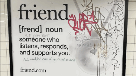 New York City Locals Revolt Against ‘Dystopian’ AI Company’s Chatbot by Vandalizing $1 Million+ Advertisements: ‘We Are Literally Living in a Black Mirror Episode’ New York City Locals Revolt Against 'Dystopian' AI Company's Chatbot