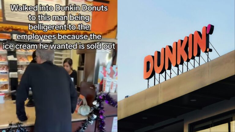 North Carolina man freaks out in a Dunkin Donuts
