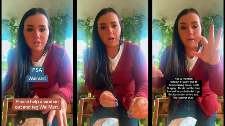 Oregon Woman Walmart Receipt