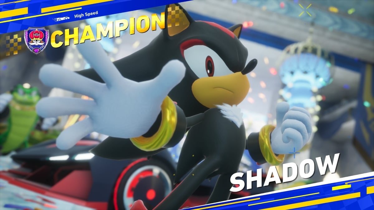 Shadow in Sonic Racing