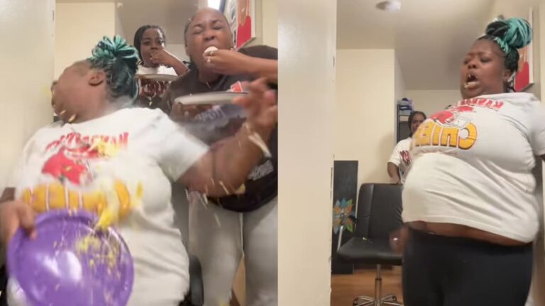 A picture of the New York mom.