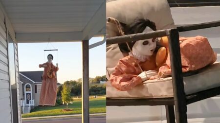 Pennsylvania Woman Freaked Out as Amazon Doll Keeps Turning Completely to Stare at Her Like It’s Possessed: ‘Oh Hell Nah’ A picture of the Pennsylvania woman's doll.