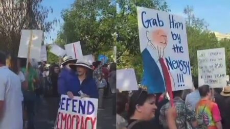 Large ‘No Kings’ Protest Draws Hundreds In Tennessee Defying Expectations for a Red State: ‘Please Stay Safe’ A picture of the Tennessee protest.