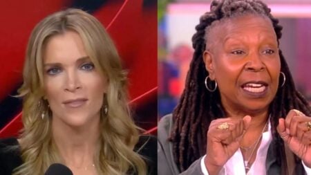 Megyn Kelly (left) Whoopi Goldberg (right)