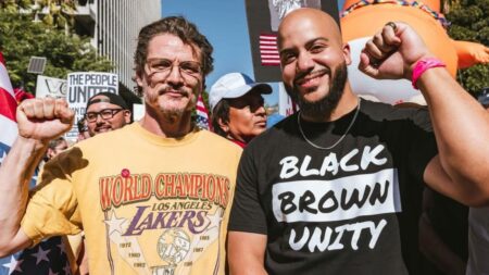 Pedro Pascal Shows Up at ‘No Kings’ Rally, Fans Say ‘Protect This Man at All Costs!’ Pedro Pascal at No Kings protest