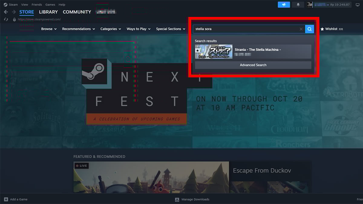 Is Stella Sora on Steam?