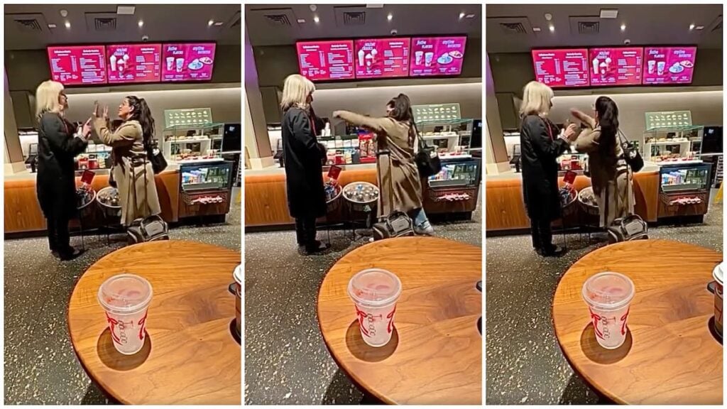 California Woman Playfully Shadow Boxes Her Way Out of a Confrontation in Starbucks