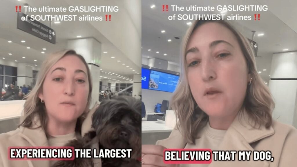 California Woman with Cystic Fibrosis and Diabetes Horrendously Gaslit by Southwest Airlines Over Service Dog