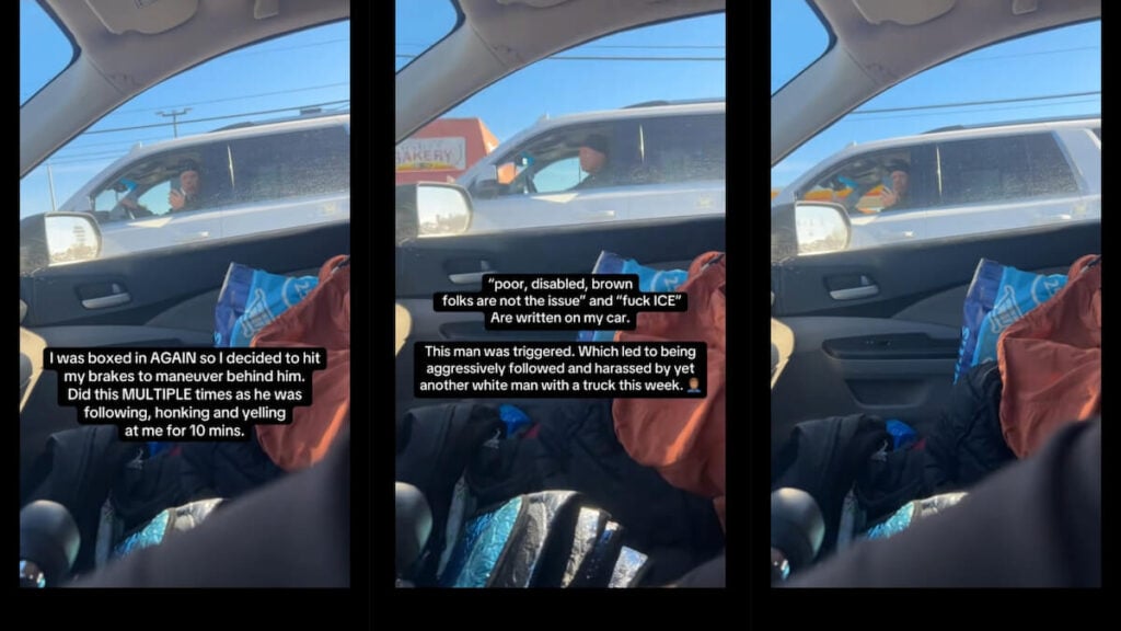 Disabled Michigan Man Anti ICE Road Rage