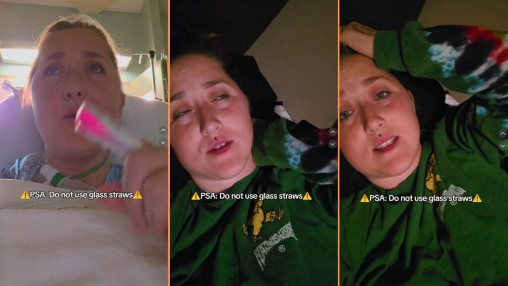 Distraught California Woman Shares Hospital Experience After Using a Glass Straw 'They Be Saving Turtles and Not Us'