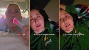 Distraught California Woman Shares Hospital Experience After Using a Glass Straw 'They Be Saving Turtles and Not Us'