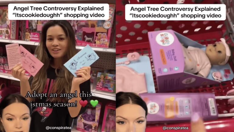 Georgia Woman Pulls Two Kids for Angel Tree, TikTok Slams Her for Being Picky with Their Presents and Spending the Bare Minimum