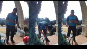 Georgia Woman Record Amazon Driver Take Treats