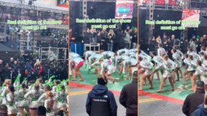Insane Footage Shows New York Thanksgiving Parade Dancers Performing on Horse Poop 'Is this Not a Gigantic Health Hazard'