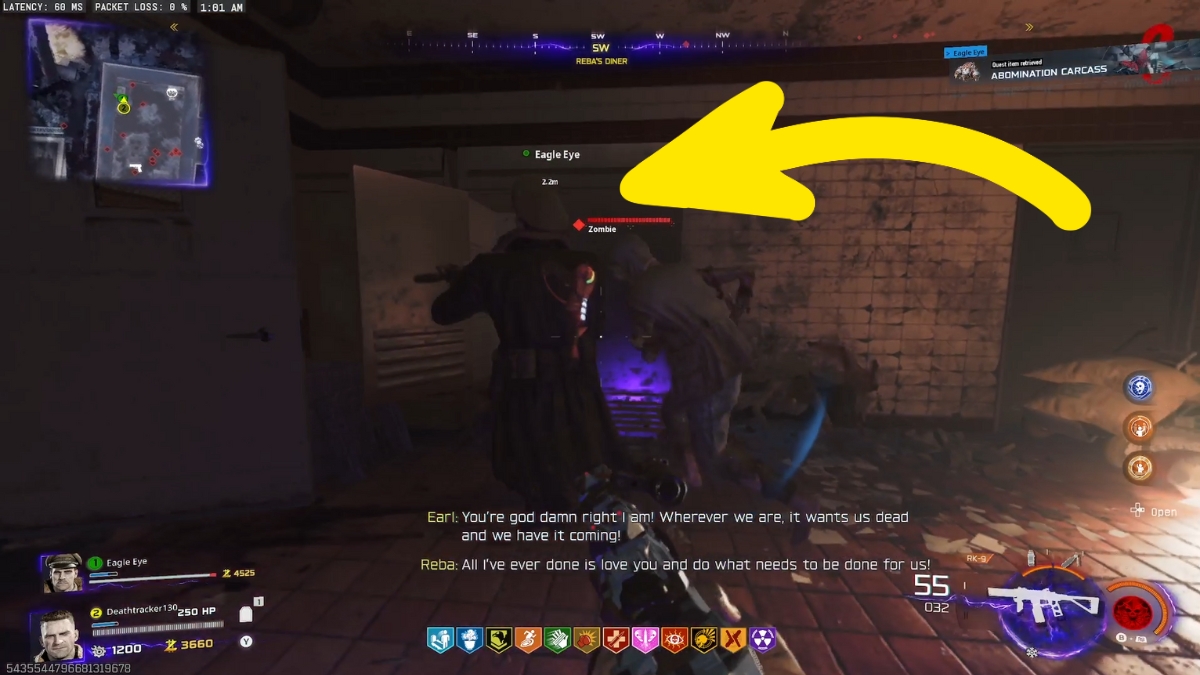 Mega Abomination Heads Location