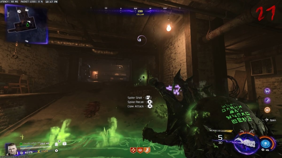 Necrofluid Gauntlet lockdown easter egg