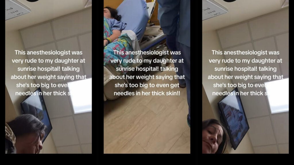 Nevada Mom Accuses Sunrise Hospital Anesthesiologist of Making Hurtful Weight Comment About Her Teen Daughter: “She’s Too Big to Even Get Needles in Her Thick Skin” Nevada Sunrise Hospital Anesthesiologist Weight Comment