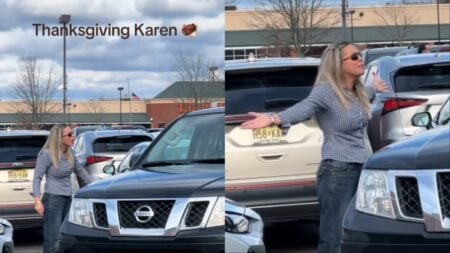 Loud New Jersey Woman Goes Into Full Karen Mode During Thanksgiving Parking Lot Showdown: ‘Aren’t We Supposed To Be Nice to Each Other on Holidays?’ New Jersey Thanksgiving Karen