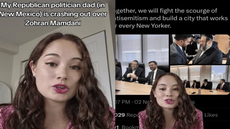 New York Woman Hilariously Reports Her New Mexico State Senator Father is Crashing Out Over Mamdani’s Mayor Results, ‘I Want to Be a Fly on the Wall at Ya’lls Thanksgiving’ New York Woman Hilariously Reports Her New Mexico State Senator Father is Crashing Out Over Mamdani’s Mayor Results