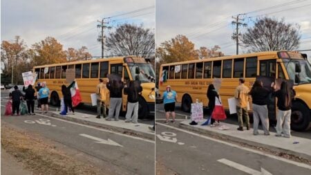 North Carolina School Bus Kids Support Anti-ICE Protesters To Fight The Fight In The Sweetest Way Ever: ‘Even The Babies Know!’