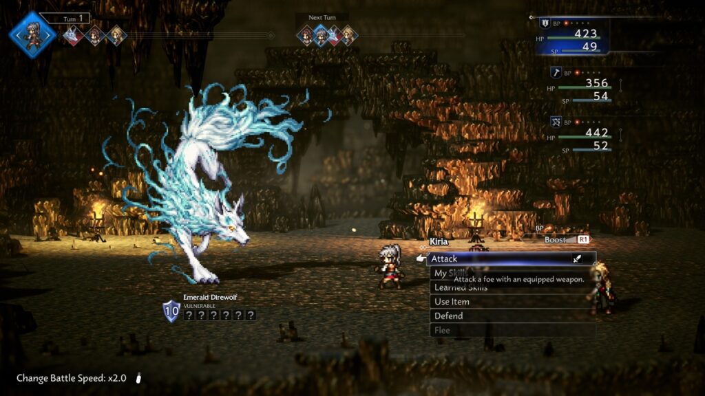 Octopath Traveler 0 Boss Fight