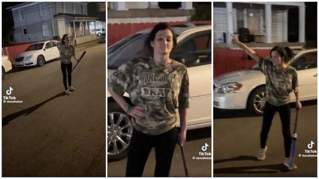 Ohio woman with bat during heated altercation with neighbour