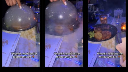 Phoenix Restaurant’s Over-the-Top Food Reveal Backfires in Viral Clip: ‘Not the Razzle-Dazzle on Some Pork’n’Beans’ Phoenix Restaurant Dramatic Food Reveal Backfires