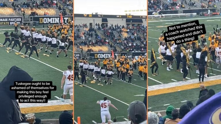 Racist Alabama College Football Player Hijacks Tuskegee Cheer Routine: ‘Revoke His Scholarship NOW’ Racist University Football Player Ruins Cheer Routine During Tuskegee Game 'Scholarships Need to Be Snatched and Expelled'