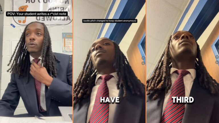 Shocked Houston Teacher Finds Racist Note Targeting Student 'I'd Never Have the Patience for This'