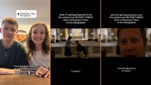 Shocked Missouri Couple Share Encounter With Man Who Confessed to Murder During Proposal Video 'Was Your Videographer Dressed Up Like a Confessional Booth!'