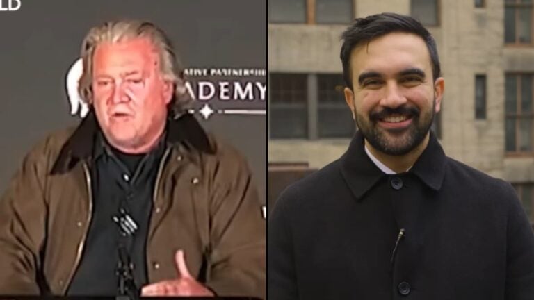 Steve Bannon yxAnd Zohran Mamdani