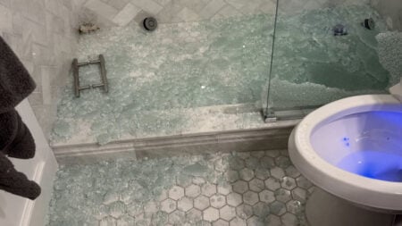 Texas Toddler Slams Sliding Shower Door and Shattered Glass on Herself