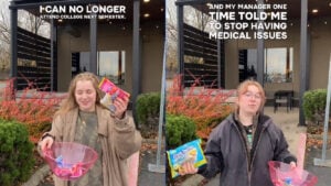 Using Trauma Candy, a Group of Starbucks Workers on Strike in Oregon Share Dirt on Their Horrible Bosses