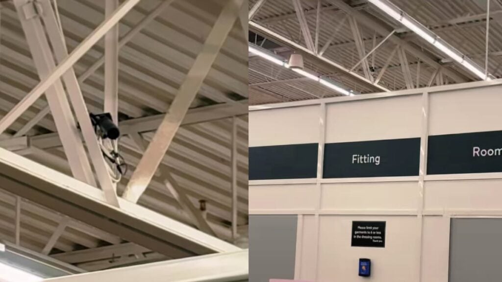 A picture inside the Michigan Walmart.