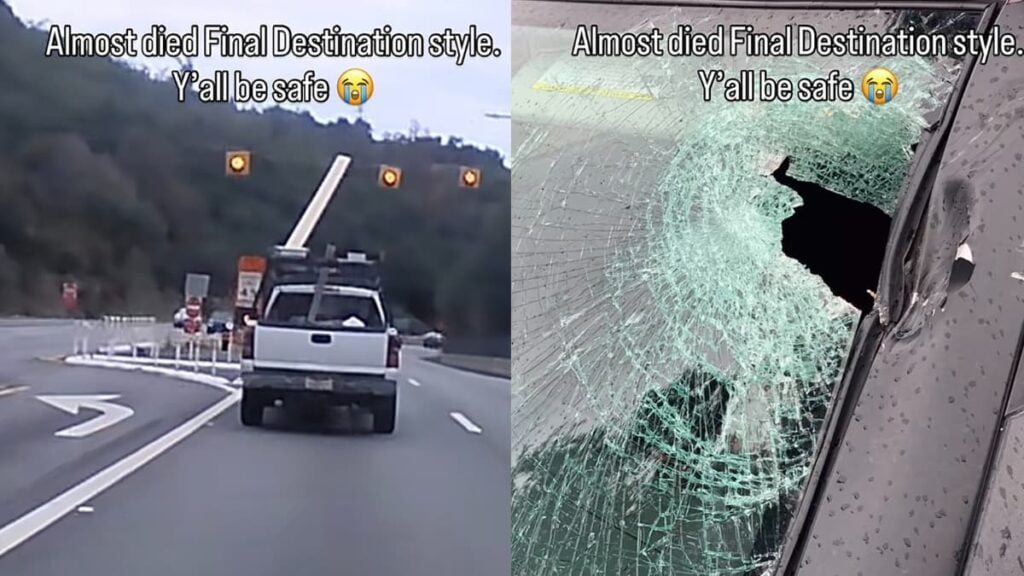 A picture of the California driver's car.