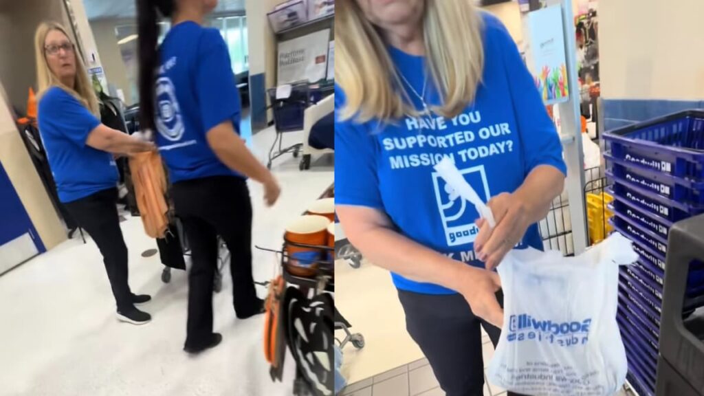 Florida Woman Shocked After Suspicious Goodwill Employees Throw Her Shoes in the Trash While She Was Trying On Another Pair: ‘She 1000% Wanted Them’ A picture of the Florida employee.