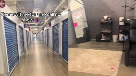 A picture of the Maryland lash technician's storage unit.