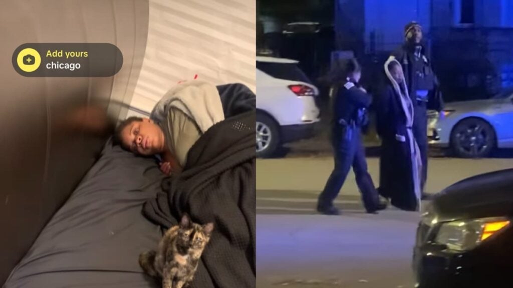 A picture of the random Chicago woman.