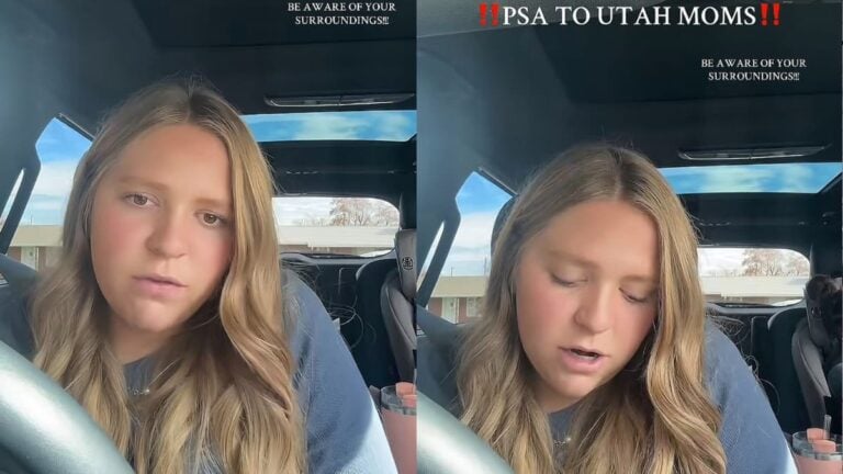 A picture of the Utah mom.