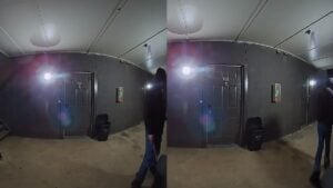 A picture outside of the Texas woman's apartment.