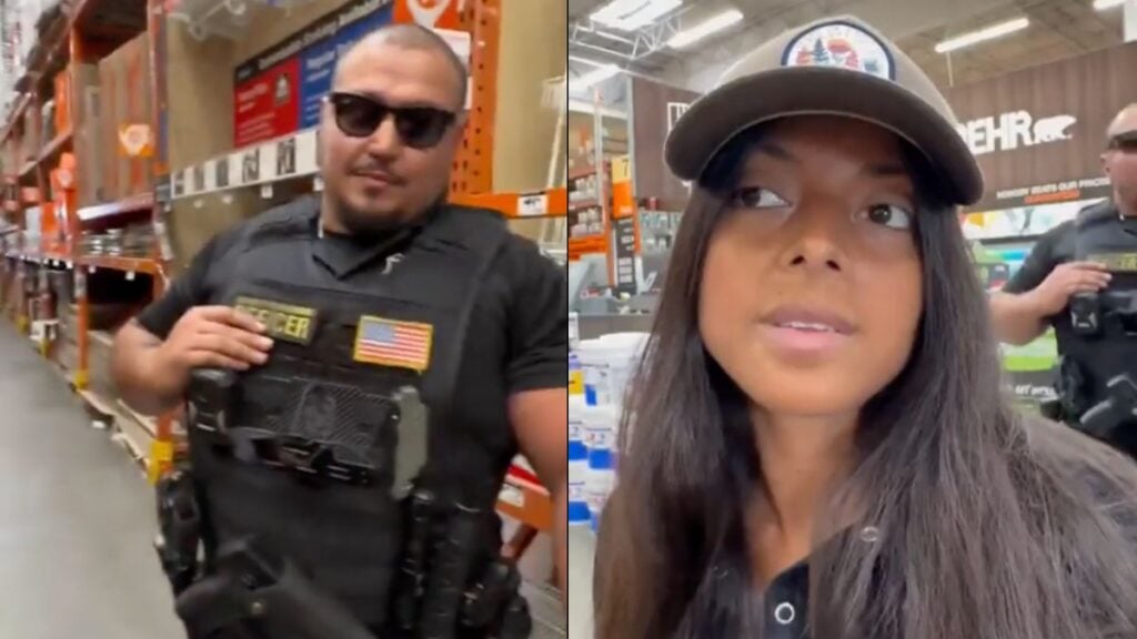 Bewildered Los Angeles Local Kicked Out and Threatened For Asking if ICE is On The Premises, “Time to Take Down Home Depot Like Y’all Did For Tesla” activist gets kicked out of home depot by police