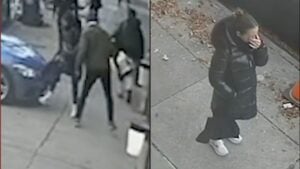 anthony caines spits on women in brooklyn