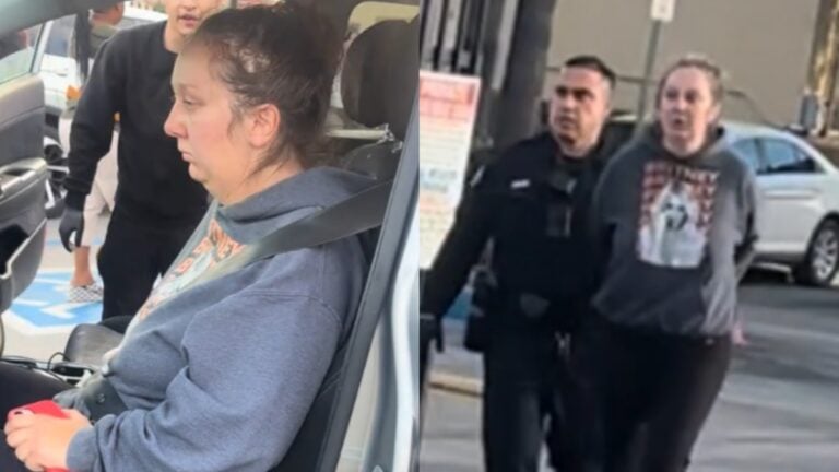 A California mother arrested after car crash