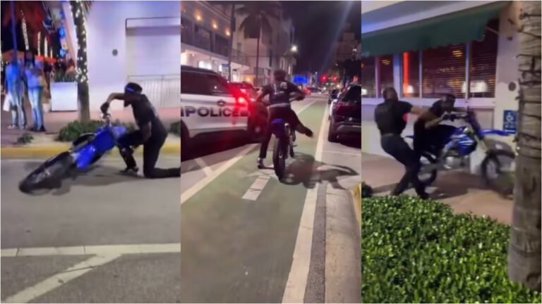 Florida police arrest biker