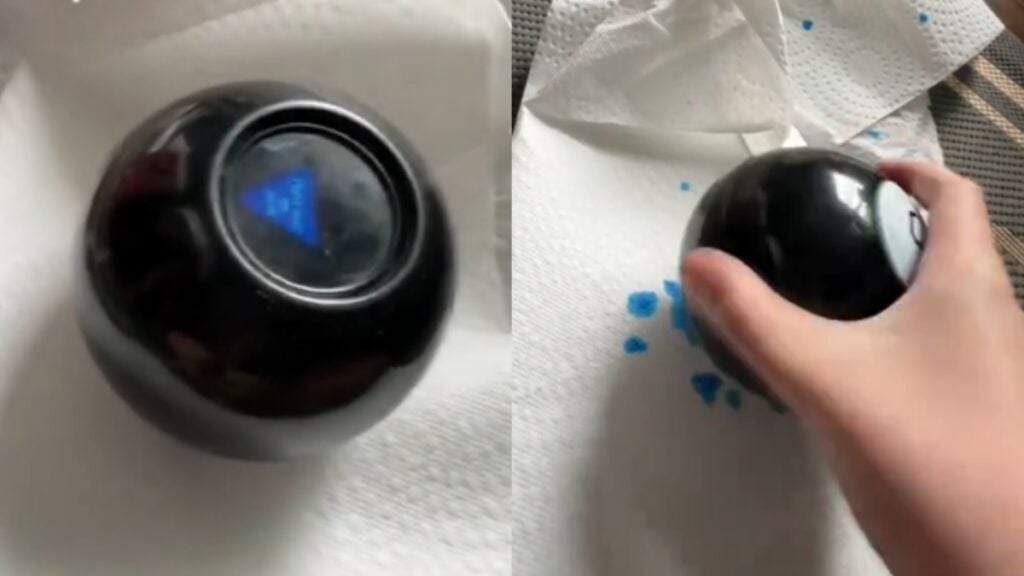 Michigan TikToker cuts open Magic 8 Ball