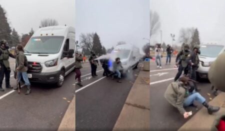 Minnesota police pepper spray disabled woman