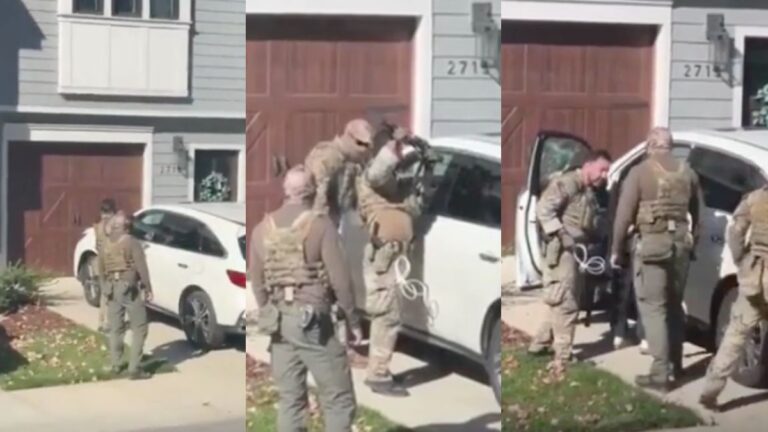 Charlotte ICE Agents Smash Car Window While Detaining People Who Were Allegedly Trying to Warn Others: ‘This Dude Needs to Be in Jail Before He Causes More Harm’ north carolina ice agents try to break car window with a weapon