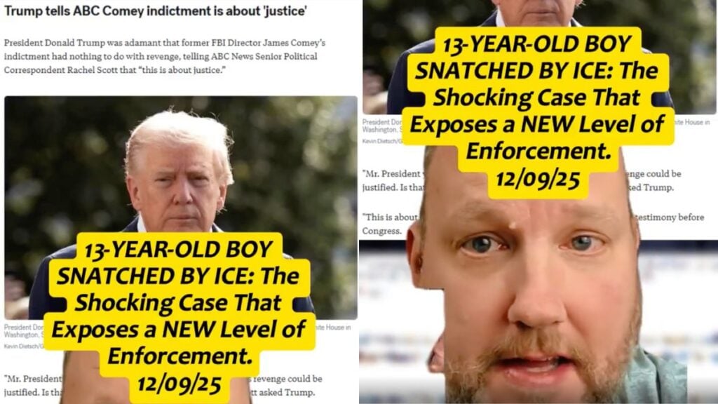 ICE Kidnaps 13-Year-Old Boy From Massachusetts Police Station and Sends Him to a Detention Center For No Apparent Reason, “This Is About a Mother Who Can’t Hug Her Son” 13 year old boy detained by ICE in massachusetts