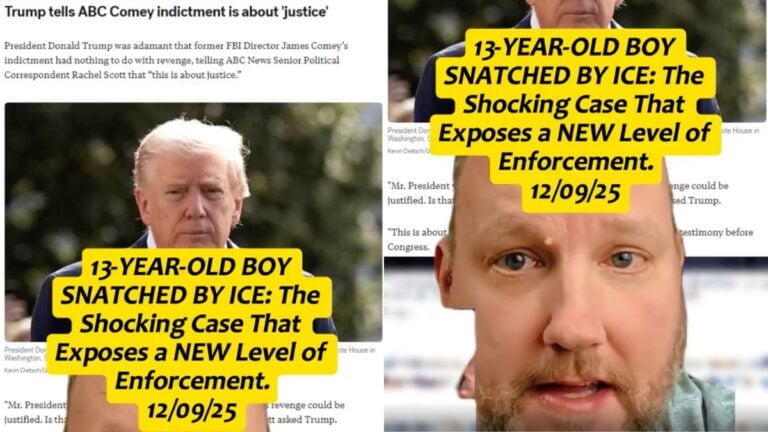 ICE Kidnaps 13-Year-Old Boy From Massachusetts Police Station and Sends Him to a Detention Center For No Apparent Reason, “This Is About a Mother Who Can’t Hug Her Son” 13 year old boy detained by ICE in massachusetts